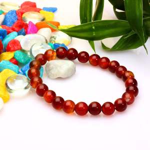 กำไลข้อมือคาลซิโดนีสีน้ำตาลธรรมชาติและสีน้ำตาลเข้ม  พร้อมใบรับรองคุณสมบัติเชิงบวก  กำไลคริสตัลเสริมดวง - Product Image 5