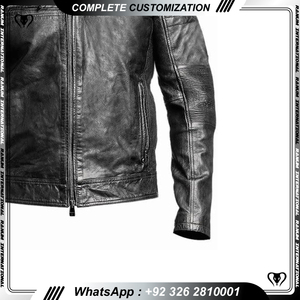 Chaquetas personalizadas de cuero de alta calidad para montar en motocicleta - Product Image 4