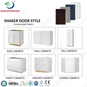 La meilleure qualité Meubles modulaires tout en bois de style européen en panneau stratifié Armoires de cuisine - Product Image 3