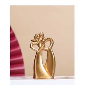 รูปปั้นโลหะร่วมสมัยสำหรับการตกแต่งภายในบ้านศิลปะสวนและการตั้งค่าการตกแต่งที่ทันสมัย - Product Image 1