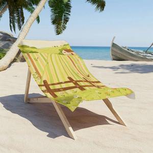 Custom Printed Summer Compressed Disposable Quick Dry Beach <b>Towel</b> Sand Free Cotton <b>Fabric</b> with New Style - Product Image 4