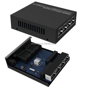 Buen Precio, Convertidor de Fibra Óptica a Ethernet SMF de Fibra Única 2SC 4RJ45, 10/100/1000Mbps - Product Image 4