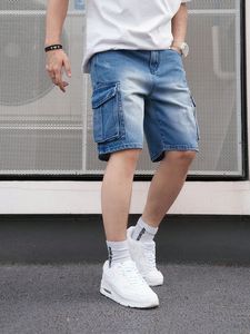 Pantalones cortos de mezclilla para hombre, de apariencia informal a de Festival, se adapta a las tendencias y marcas, las mejores formas de estilizar pantalones cortos de mezclilla para hombre en 2025 - Product Image 4