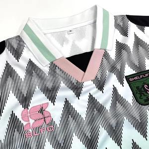 เสื้อฟุตบอลใส่ได้ทั้งชายและหญิงเสื้อกีฬาทรงโอเวอร์ไซส์สไตล์ฮิปฮอป - Product Image 3