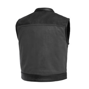 Gilet en cuir pour homme, best-seller, haute qualité, respirant, coupe-vent, imperméable, vêtement d'extérieur d'hiver, personnalisable, style streetwear - Product Image 6