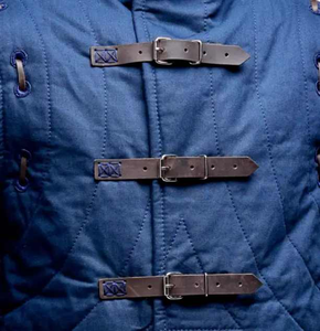 Abrigo Gambeson Medieval personalizable de alta calidad, armadura de manga larga con acolchado grueso, tela de algodón 100% para invierno - Product Image 4