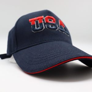 USA Flag Trucker Cap for Children 100% Cotton Baseball Cap with Embroidered Graphics - Product Image 2