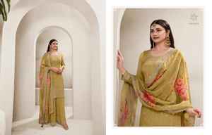 Ropa étnica Chinon de viscosa pesada con bordado y lentejuelas Traje Salwar DE TRABAJO Compras en línea a precio mayorista - Product Image 2