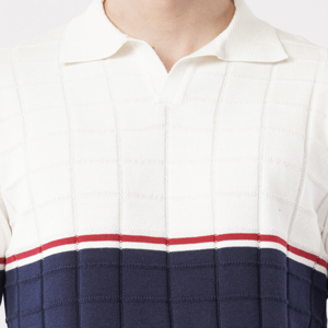 เสื้อยืดผ้าฝ้ายถักครึ่งแขนสำหรับผู้ชายดีไซน์หรูหรามีลวดลายสำหรับฤดูร้อน - Product Image 5