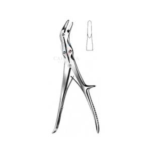 Echlin Bone Rongeur 2mm 23cm Double Action Curved Stille-Luer Rongeur Forceps Echlin Bone Rongeur 2mm 23cm - Product Image 6