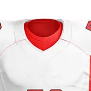 Maillot de football américain professionnel respirant, taille plus, manches courtes, ensembles à impression numérique - Product Image 5