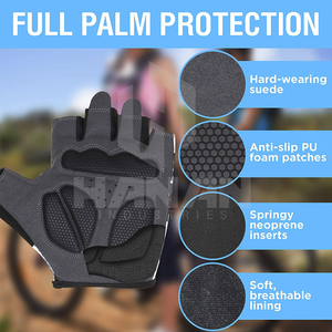 Meilleure qualité anti-dérapant antichoc Gel rembourré gants de cyclisme pour écran tactile d'hiver pour route VTT Direct Pakistan - Product Image 3
