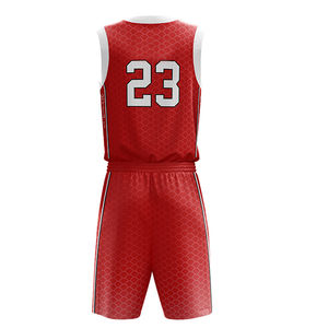 Conjunto de uniforme de baloncesto para hombre, ideal para ligas de práctica, partidos amistosos y entrenamiento regular en el gimnasio. - Product Image 3