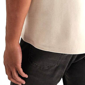 Chenille broderie personnalisé col rond t-shirt pour hommes concevoir votre propre t-shirt mode Streetwear serviette broderie hommes t-shirts - Product Image 6