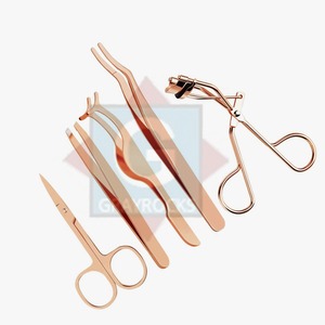 Premium Quality Customized Logo Lash <b>Applicator</b> Tweezer Private <b>Label</b> Eye Lash Tweezers - Product Image 2