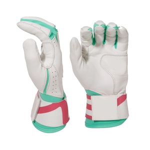 Mejor Rosa Blanco más demandado mejor estilo de cuero profesional personalizado béisbol Softball guantes de bateo para la venta caliente - Product Image 4