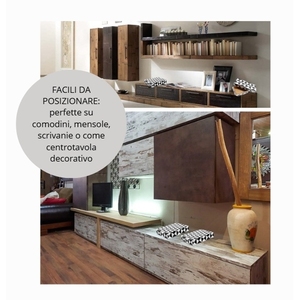 Juego de 2 Elegantes Cajas de Almacenamiento Decorativas de Resina y MDF Hechas a Mano, Blancas y Negras con Patrón Geométrico, Organizador Multiusos - Product Image 4