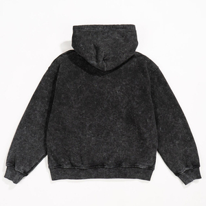 Sudadera con capucha de algodón de alta calidad, estilo urbano, extragrande, de 400 g/m², estilo vintage, con lavado enzimático para hombre - Product Image 3