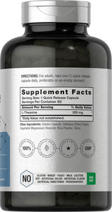 L-theanine Vitamin D3 B12 B6 bebas gula Mint Melatonin 5-htp suplemen otak kafein l-theanine kapsul untuk perawatan tidur suasana hati - Product Image 2