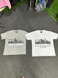 Camiseta de algodón con lavado ácido para hombre con impresión DTF Etiqueta de cuello personalizada 100% algodón Los mejores precios de Tansy Industry - Product Image 4