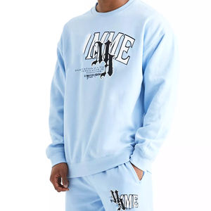 2023 último diseño personalizado hombres Slim fit Puff estampado chándal/hecho a medida hombres Jogging Wear chándal con buena calidad - Product Image 5