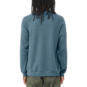 Sweat-shirt pour homme, nouvelle conception 2024, col rond, coupe classique, molleton lourd en coton 300 g/m², épaules tombantes, respirant, écologique - Product Image 4