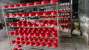 Vendeur chaud 2025!!! Eco2go Vietnam Assiettes et bols en bambou naturel/Bol à salade en bambou avec design personnalisé - Product Image 2