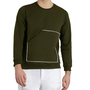 Casual Cotton Blended Clothing Cotton Blank <b>Thick</b> <b>Fleece</b> Heavyweight Fit Custom Print Logo New Arrival Sweatshirt For Men - Product Image 1