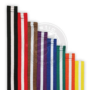 Cinturones BJJ recién llegados, cinturones brasileños Jiu Jitsu Gi, Material de poliéster 100%, cinturón BJJ, logotipo personalizado, tamaño para niños y adultos a la venta - Product Image 5