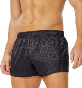 Custom Designshort <b>for</b> <b>men</b> <b>Men's</b> 3-Inch Satin Boxers Eco-Friendly Canvas <b>Sleep</b> Lounge <b>Shorts</b> Mid Hip Hop Anti-Wrinkle Breathable - Product Image 5