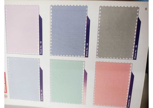 Tissus Premium en Denim Tissé Polyester/Coton Lourds pour Chemises Uniformes Confortables et Élégantes pour Garçons et Filles, Teint Uni - Product Image 5