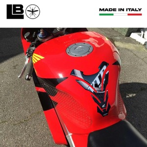 Adesivi Protettivi per Serbatoio VTR SP1-SP2, Misura Personalizzata, Ufficiali Honda, Funzione Impermeabile 3D in Cera Bianca - Product Image 3