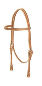 Nouvel arrivage Ensemble de bride de cheval de selle occidentale en cuir véritable Headstall et Tack pour les amateurs de cow-boy et de cheval - Product Image 2