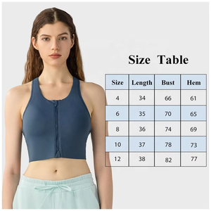 Soutien-gorge de sport sans fil antichoc pour femme Soutien-gorge de fitness à séchage rapide avec yoga rembourré pour la course et l'entraînement Adultes de grande taille - Product Image 3