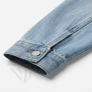 Denim Jacket For <b>Men</b> Slim Fit Ripped <b>Biker</b> Style Vintage Blue Custom Long Sleeve Classic <b>Jeans</b> Outerwear <b>Jean</b> Jacket <b>Men</b> - Product Image 6