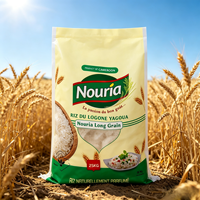 Sacs d'emballage personnalisés en BOPP tissé, résistants à l'humidité, pour semences de riz agricole, engrais et aliments pour animaux