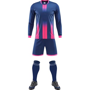 Vêtements de football professionnels pour enfants du fournisseur direct d'usine Conception de tissu personnalisable avec ensembles d'uniformes de logo de haute qualité - Product Image 1