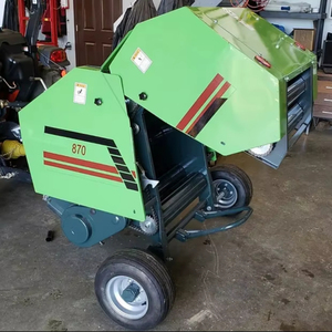 Presse à foin de paille ronde à prix compétitif Mini presse à foin ronde avec approbation CE à des prix modérés Expédition dans le monde entier - Product Image 3