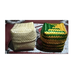 Elegante cesta de bambú duradera, organizador multiusos para frutas, verduras, pan, aperitivos, almacenamiento de lavandería, Picnic y hogares modernos - Product Image 3