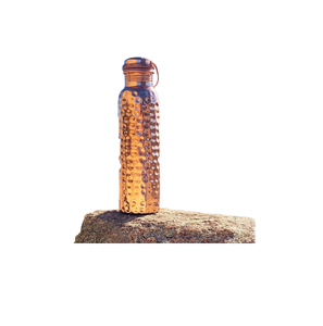 Nueva Botella de Agua de Cobre para Yoga con Diseño 2026, Estilo Único, Botella de Agua de Cobre Metálica de Diseño con Tapa Antiderrames Avanzada - Product Image 1