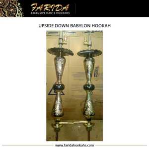 Juego de Accesorios para Narguile Mini de Lujo Farida, Diseño Babylon Invertido, Manguera de Latón, Laca, Silicona, Caja de Metal y Vidrio, para Shisha, Venta al por Mayor - Product Image 2