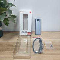 Casing Eksternal Aluminium Tipe-C M.2 SSD NGFF Kompatibel dengan SSD NGFF 2230/2242/2260/2280