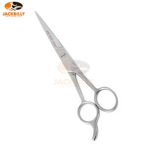 กรรไกรตัดผมสำหรับช่างตัดผมและสไตลิสต์กรรไกรตัดผมทรงตรงและผอมบางแบบพรีเมียมพร้อมมีดโกน-ขอบคมสำหรับการตัดที่แม่นยำ - Product Image 3