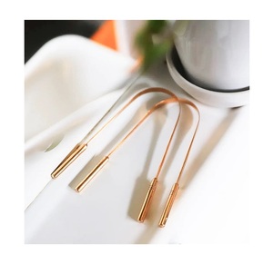 เครื่องขูดลิ้นทองแดงบริสุทธิ์ผลิตภัณฑ์ดูแลช่องปากดีไซน์แบบใช้ค้อนความต้องการสูง - Product Image 2