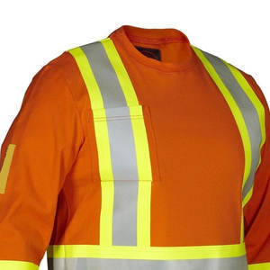 Camisa de trabajo ignífuga para hombre superventas Característica de seguridad de material de alta calidad de secado rápido y fabricante profesional - Product Image 3