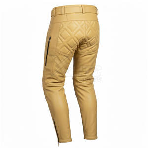Pantalones de Motocicleta de Cuero Transpirable, Duraderos y Cómodos, de Primera Calidad, con Diseño de Seguridad y Tela Resistente - Product Image 4