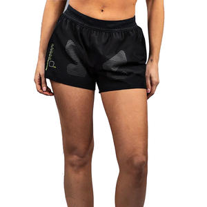 Pantalones cortos de entrenamiento para mujer personalizados Pantalones cortos de gimnasio de secado rápido de longitud corta Ropa deportiva OEM - Product Image 1