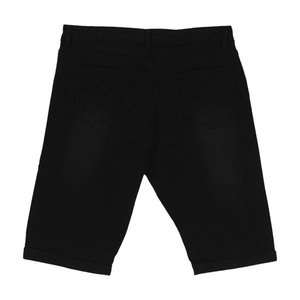 Shorts en jean grande taille 52 pour hommes, mode estivale décontractée, couleur unie, coupe droite, respirant, séchage rapide, 100% coton, broderie, grande taille - Product Image 5