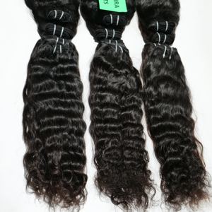 100% Remy non transformés vierge temple indien extensions de cheveux humains Double trame vague lâche ondulé Tengle faisceaux gratuits cheveux humains - Product Image 6