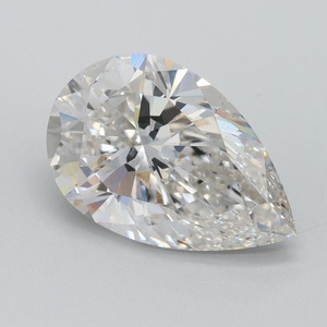 IGI 4,03 CT White Pear Cut Lab Diamond G VS1 Clarity Loose Calibrated Lab creó diamantes para la fabricación de joyas - Product Image 1